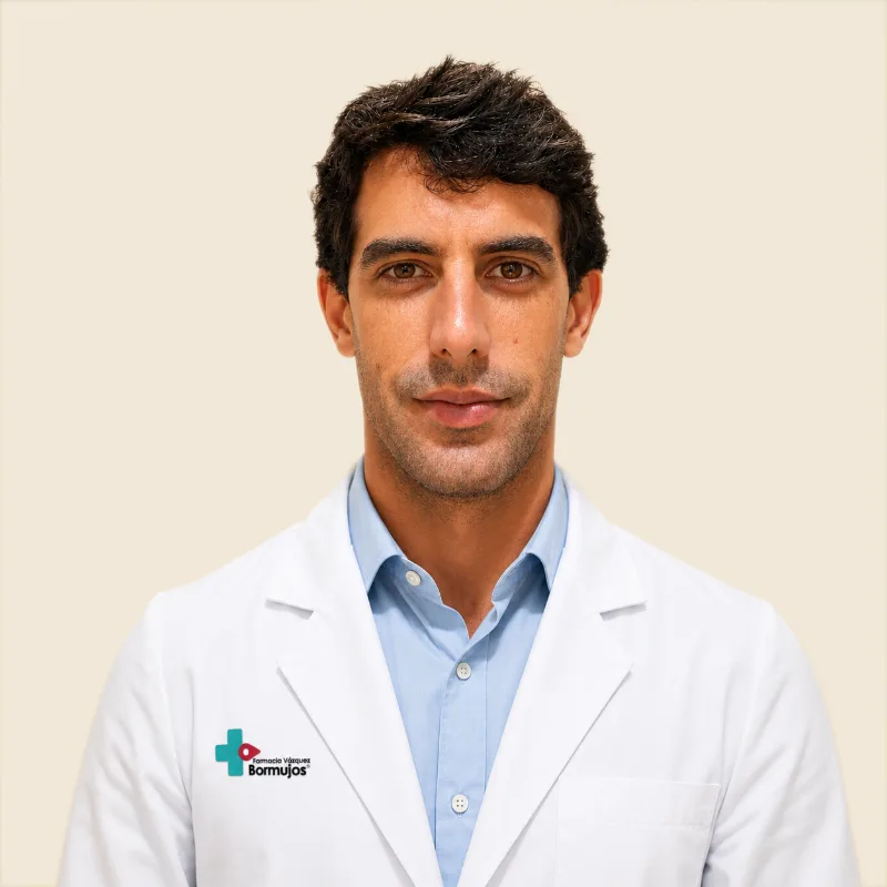 Retrato de José Luis Vázquez — equipo de Farmacia Vázquez Bormujos